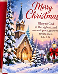 Church Blessings Christmas Card