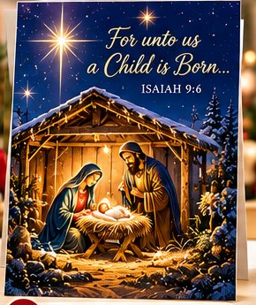 The Reason for the Season Nativity Card