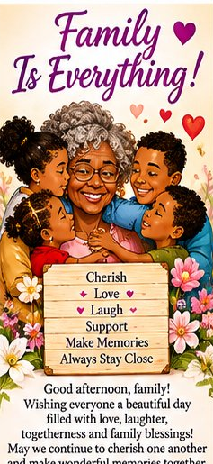 Family Blessings Card