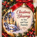 Family Blessings Christmas Card