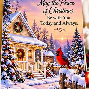 Peaceful Christmas Card
