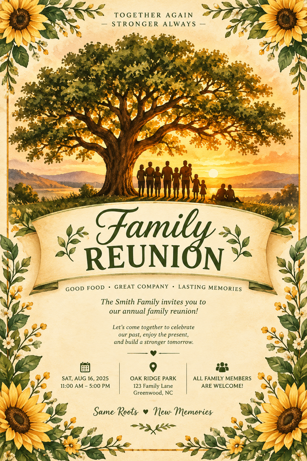 Family Reunion Invitation