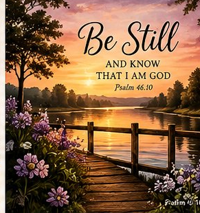 Be Still And Know That I Am God Wall Art